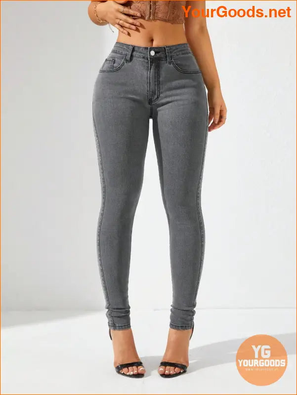 YOURGOODS Womens Slim Fit Denim Jeans - YourGoods Online Shop