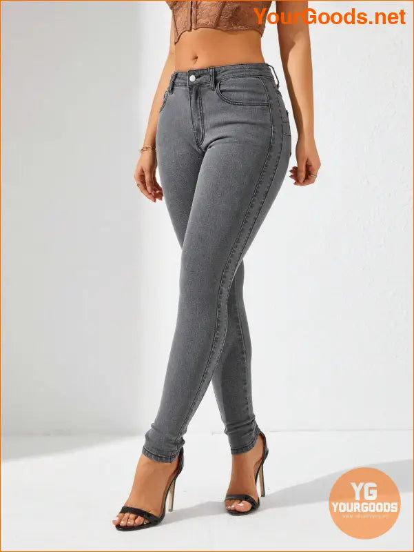 YOURGOODS Womens Slim Fit Denim Jeans - YourGoods Online Shop