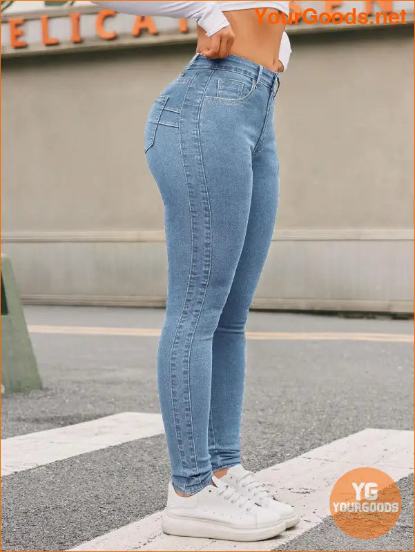 YOURGOODS Womens Slim Fit Denim Jeans - YourGoods Online Shop