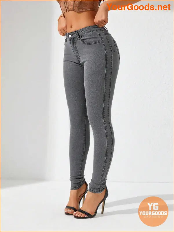 YOURGOODS Womens Slim Fit Denim Jeans - YourGoods Online Shop