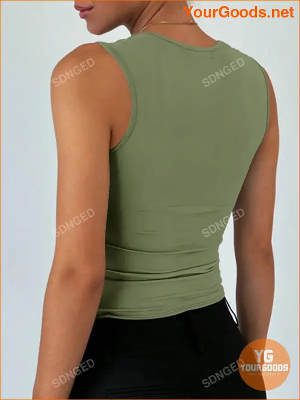 YOURGOODS Womens Summer Square Neck Tank Top - YourGoods Online Shop