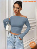 YOURGOODS X Mirella Santos Slim Asymmetrical Crop Top - YourGoods Online Shop