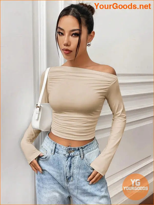 YOURGOODS X Mirella Santos Slim Asymmetrical Crop Top - YourGoods Online Shop