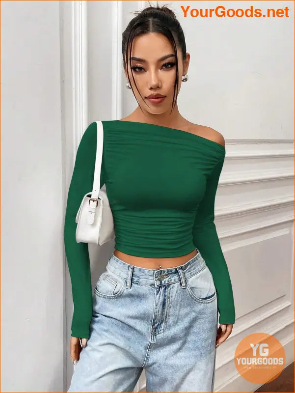 YOURGOODS X Mirella Santos Slim Asymmetrical Crop Top - YourGoods Online Shop