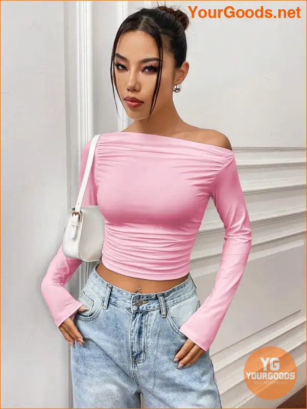 YOURGOODS X Mirella Santos Slim Asymmetrical Crop Top - YourGoods Online Shop