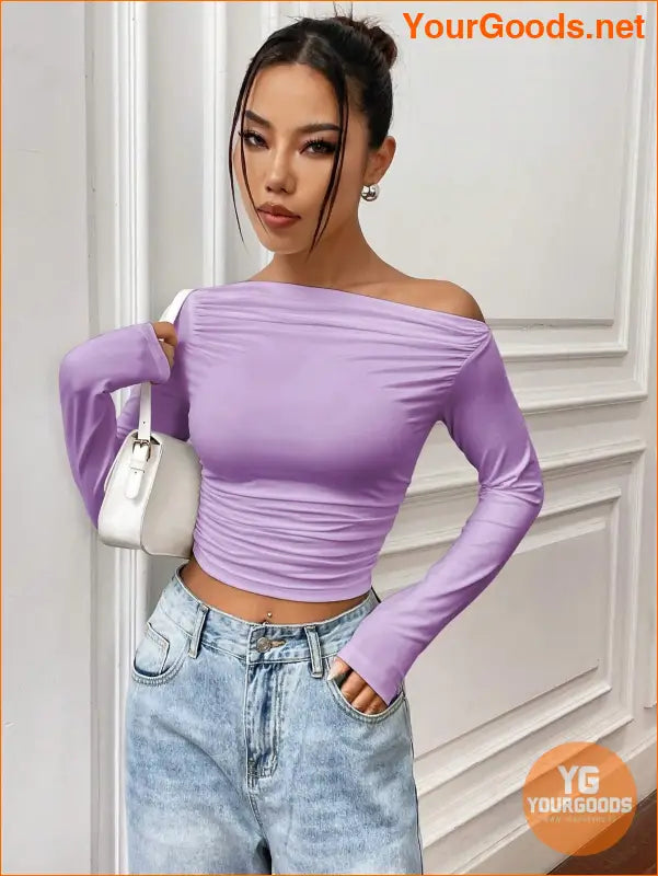 YOURGOODS X Mirella Santos Slim Asymmetrical Crop Top - YourGoods Online Shop