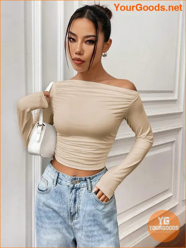 YOURGOODS X Mirella Santos Slim Asymmetrical Crop Top - YourGoods Online Shop