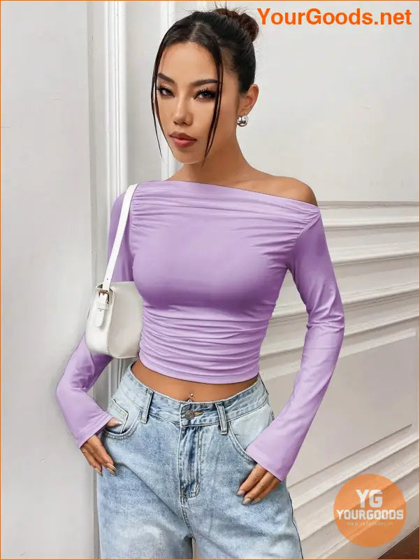 YOURGOODS X Mirella Santos Slim Asymmetrical Crop Top - YourGoods Online Shop