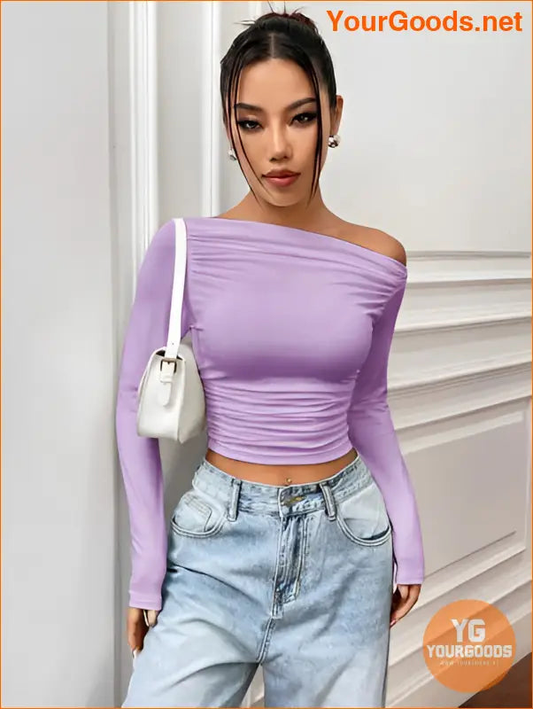 YOURGOODS X Mirella Santos Slim Asymmetrical Crop Top - YourGoods Online Shop