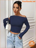 YOURGOODS X Mirella Santos Slim Asymmetrical Crop Top - YourGoods Online Shop