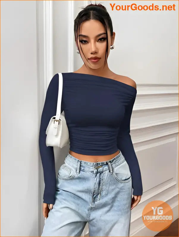 YOURGOODS X Mirella Santos Slim Asymmetrical Crop Top - YourGoods Online Shop